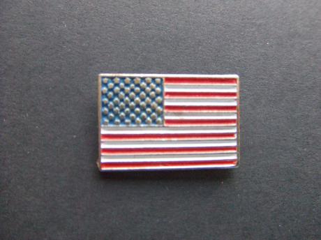 Amerikaanse vlag met sterren van de staten rechthoekig